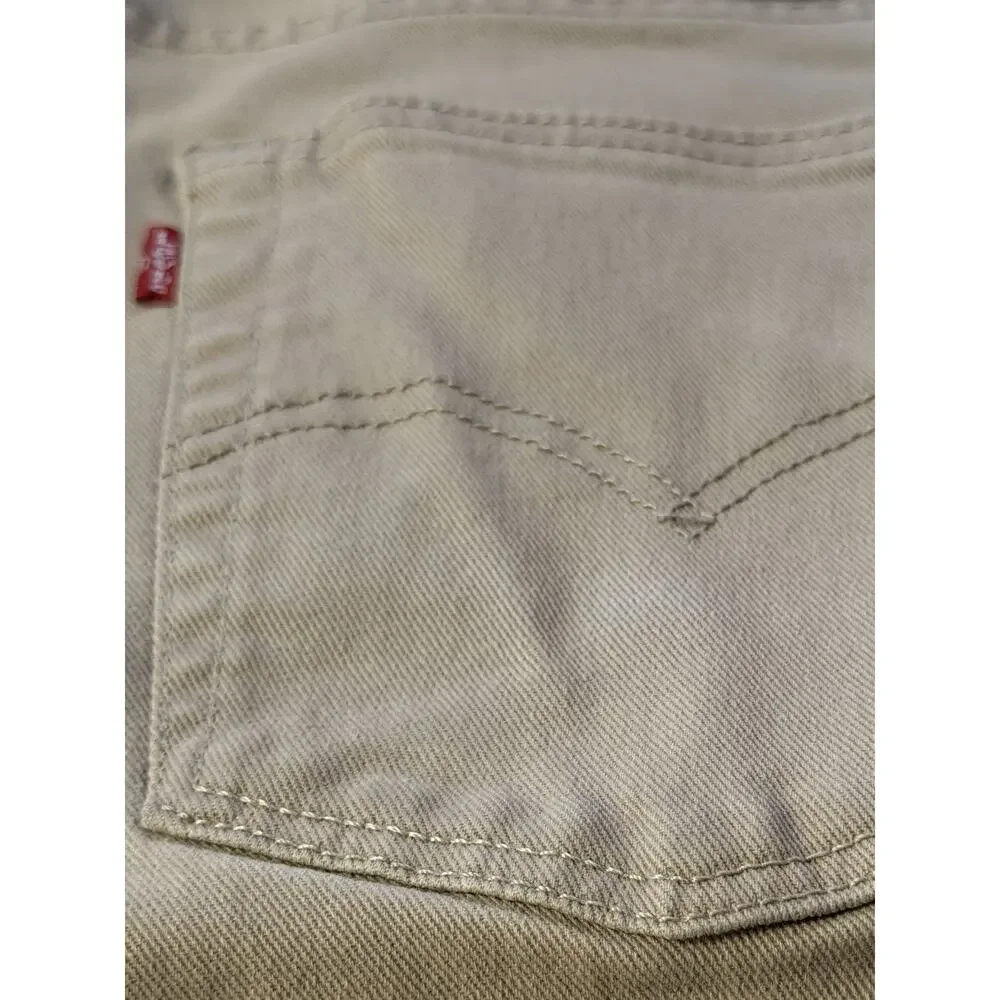 Levi's 513 Men's Slim Straight Stretch Jeans Tag 32x30 32x29 Chino Khaki Pants